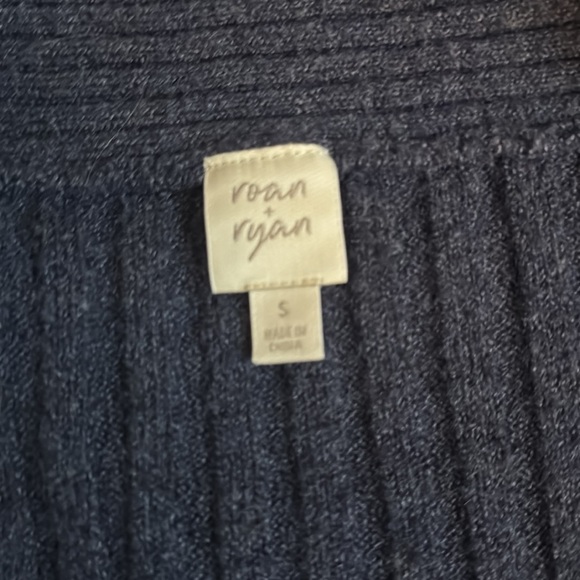 Roan and Ryan Blue Cardigan, Small - Picture 2 of 6